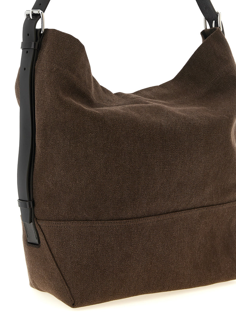 Lemaire Brown Cotton Tote Bag