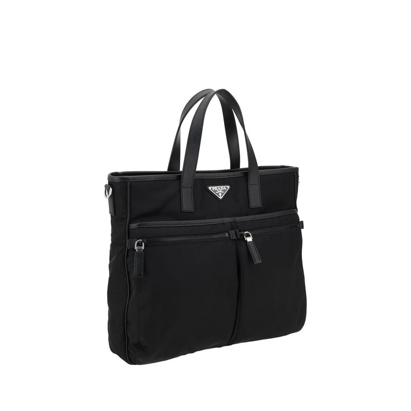 Prada Black Nylon Shoulder Bag
