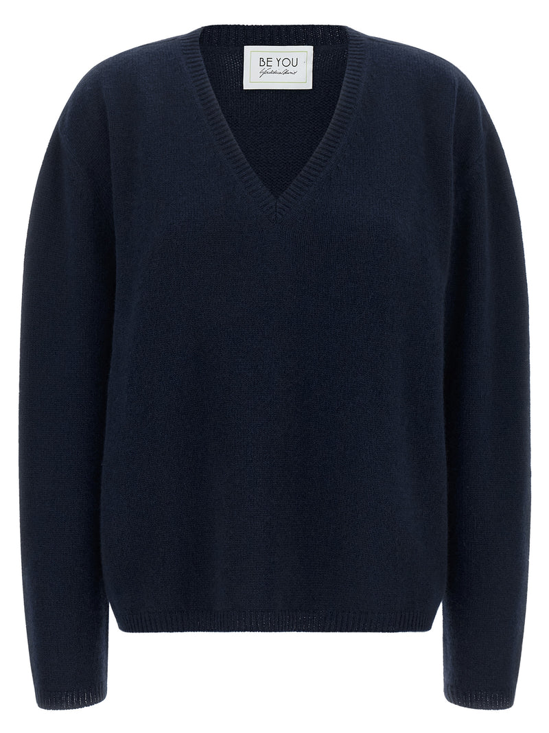 BE YOU Blue Cashmere Cardigan
