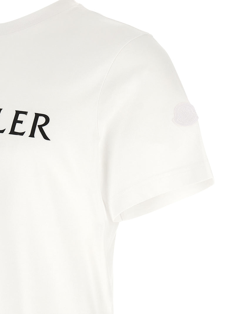 Moncler White Cotton T-Shirt
