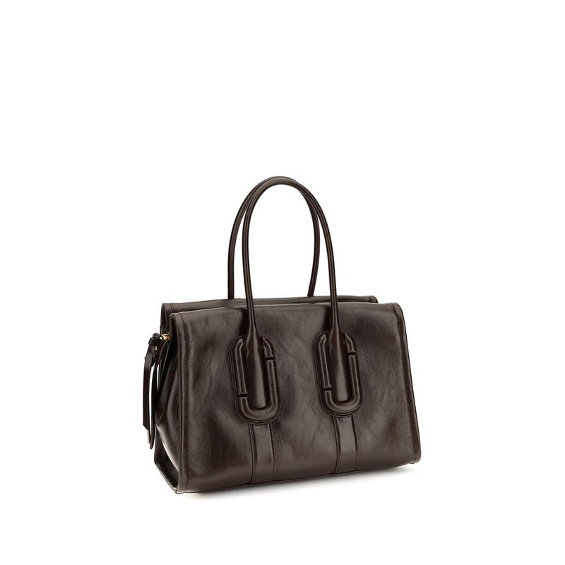 Marc Jacobs Brown Calf Leather Bos Taurus Handbag