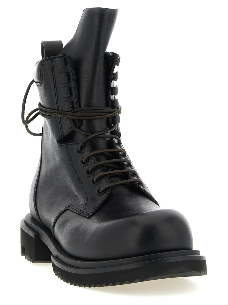 Rick Owens Black Calfskin Chelsea Boots