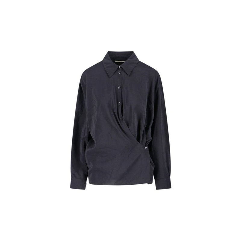 Lemaire Black Polyamide Dress Shirt