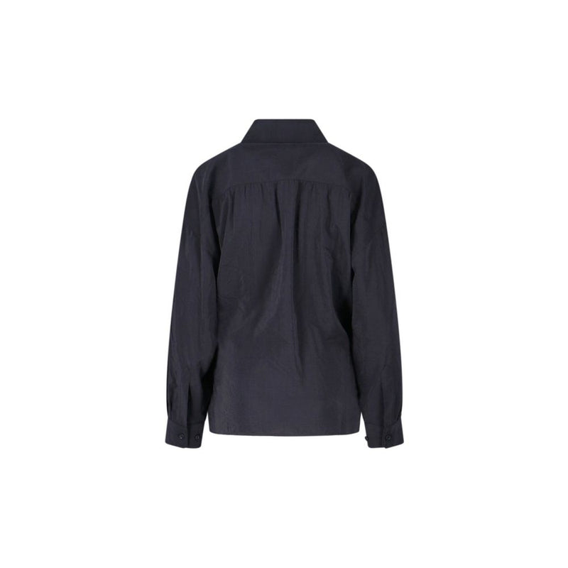Lemaire Black Polyamide Dress Shirt