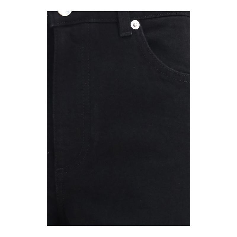 Dolce & Gabbana Black Cotton Straight-Leg Jeans