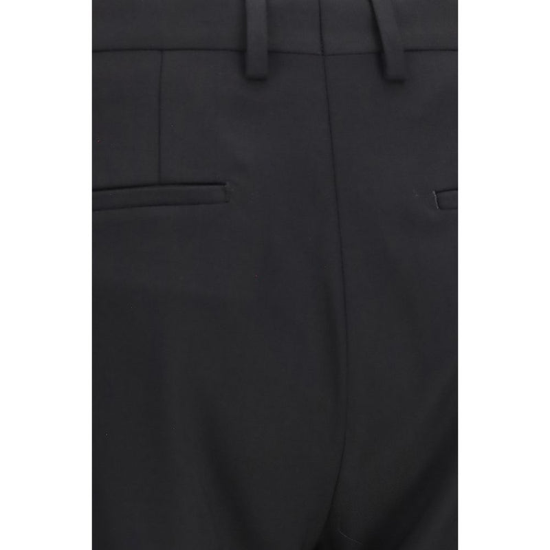 Dolce & Gabbana Black Wool Oves Aries Two-Piece Suit