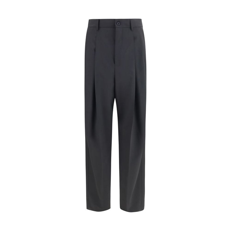 Dolce & Gabbana Black Wool Oves Aries Dress Pants