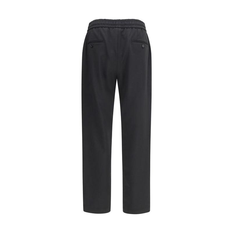 Dolce & Gabbana Black Wool Oves Aries Joggers (Workout Pants)