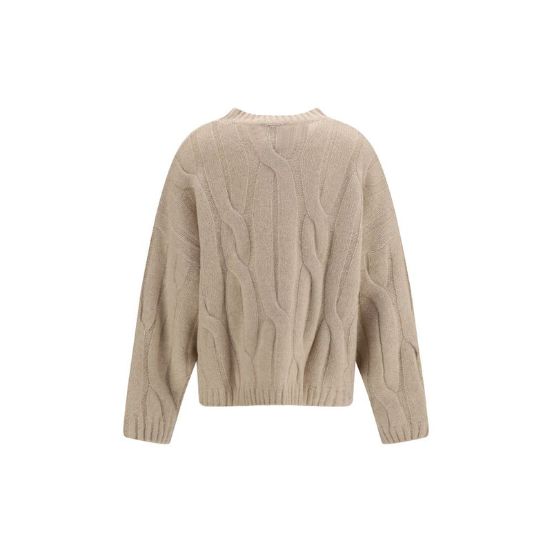 Allude Beige Cashmere Sweater