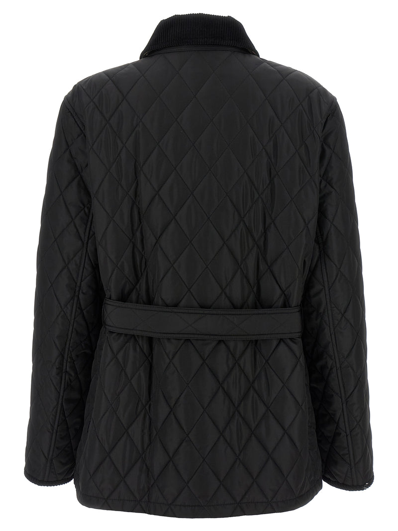 Burberry Black Polyamide Full-Length Jacket