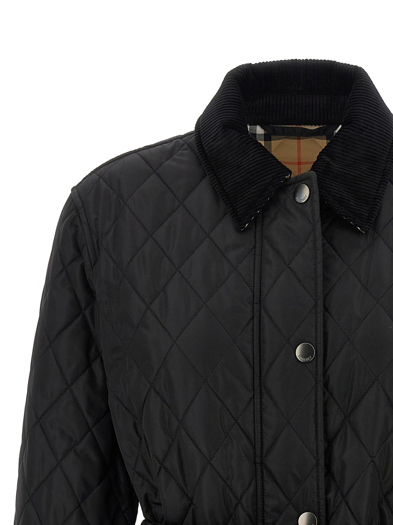 Burberry Black Polyamide Full-Length Jacket