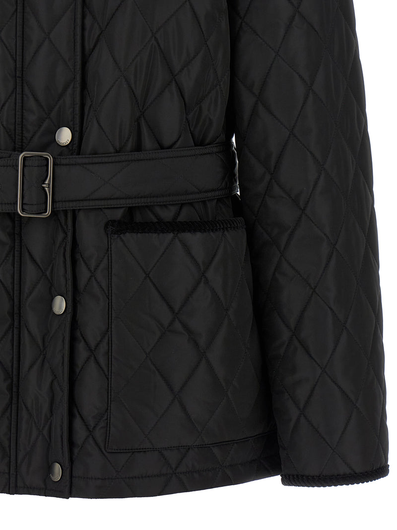 Burberry Black Polyamide Full-Length Jacket
