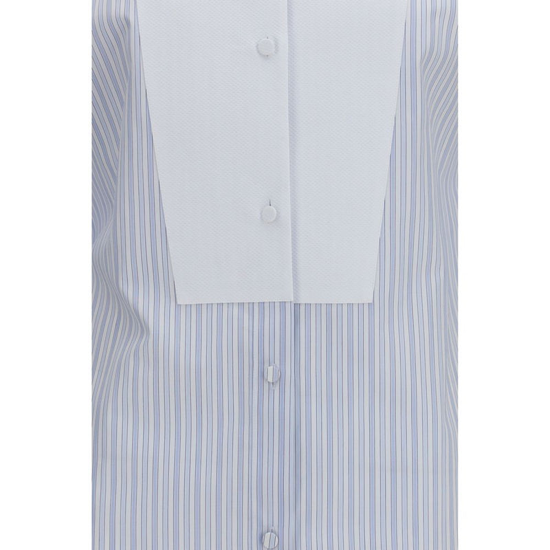 Tom Ford Blue Cotton Pattern Shirt