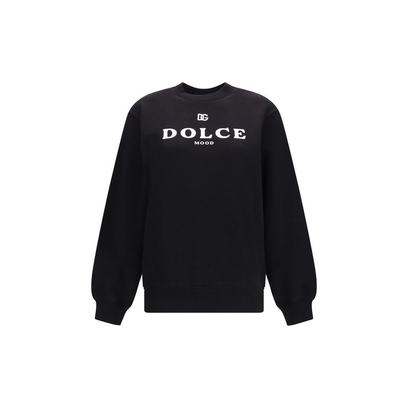 Dolce & Gabbana Black Cotton Sweatshirt