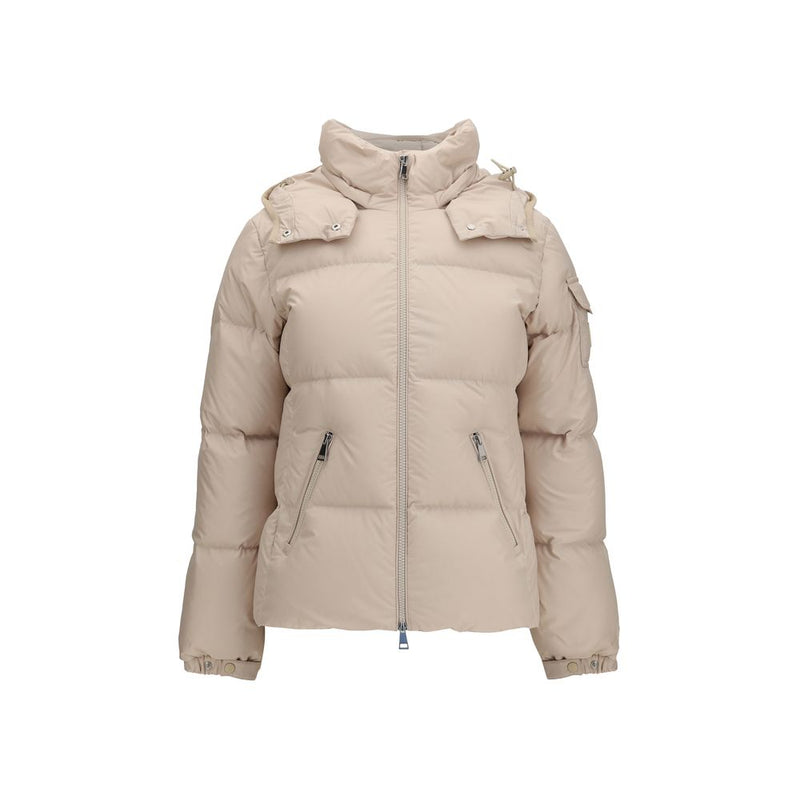 Moncler Beige Goose Down Shell Jacket