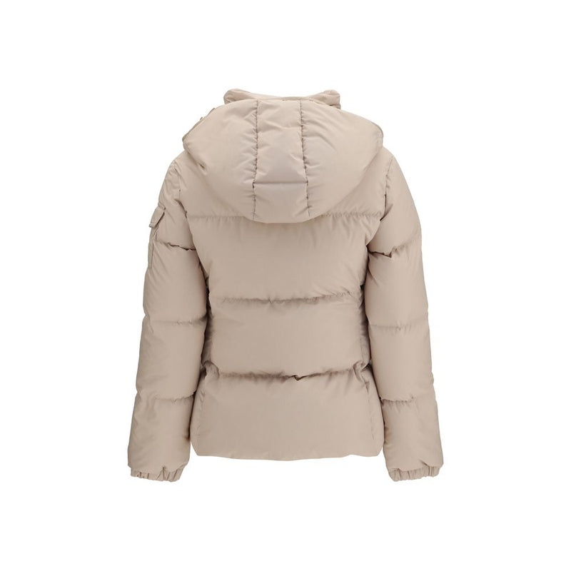 Moncler Beige Goose Down Shell Jacket