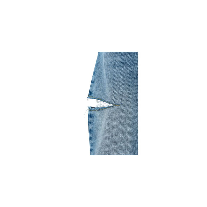 Maison Margiela Blue Cotton Straight-Leg Jeans