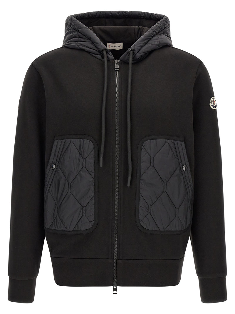 Moncler Black Polyamide Cardigan