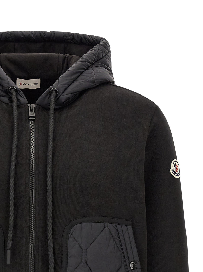 Moncler Black Polyamide Cardigan
