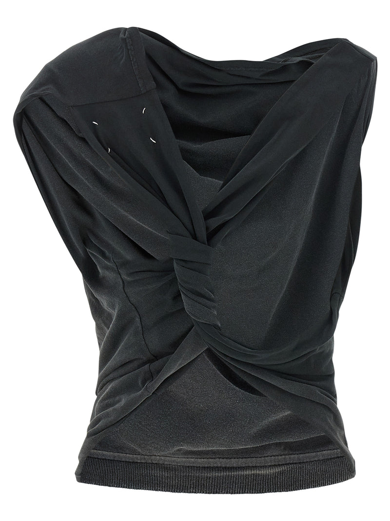 Maison Margiela Gray Cotton Blouse