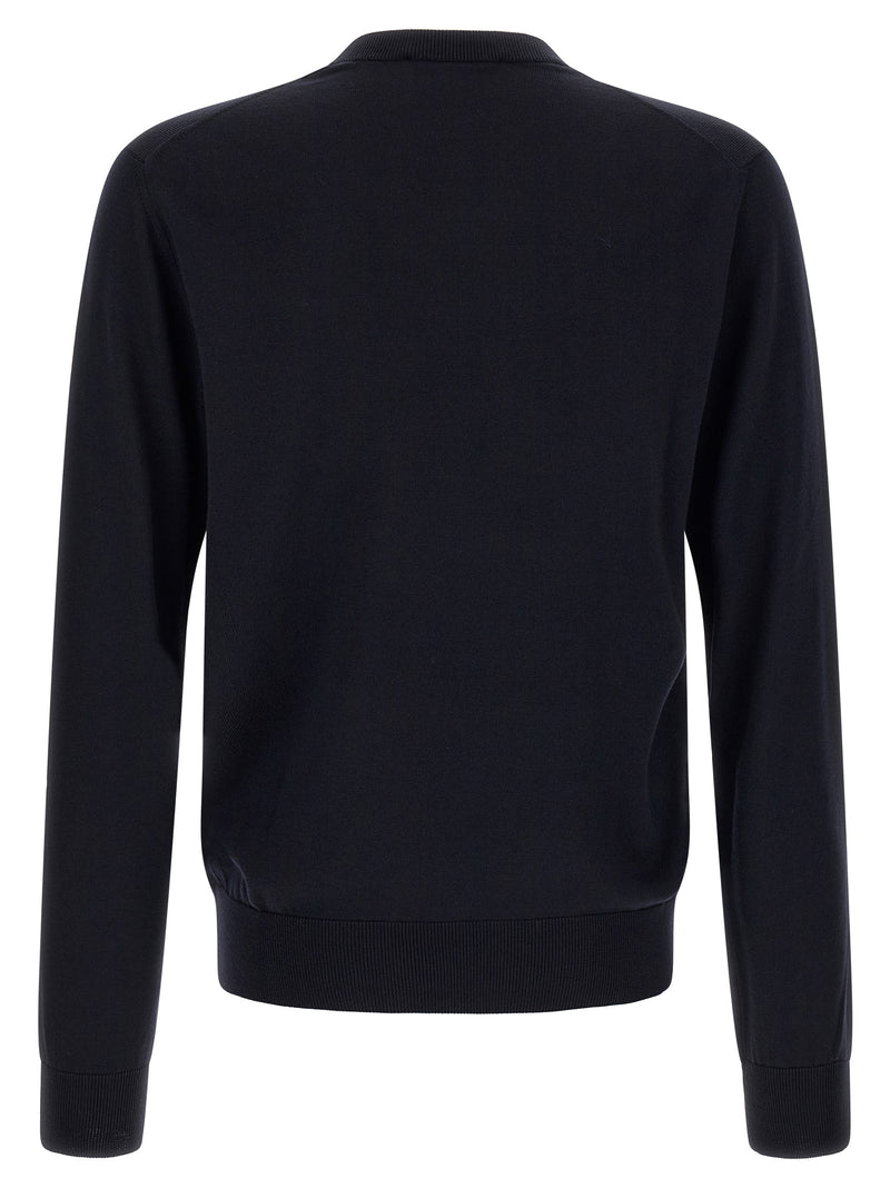Dolce & Gabbana Blue Virgin Wool Cardigan