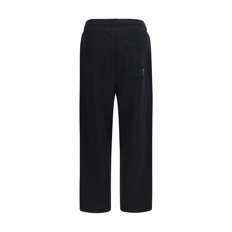 Ami Paris Black Cotton Joggers (Workout Pants)