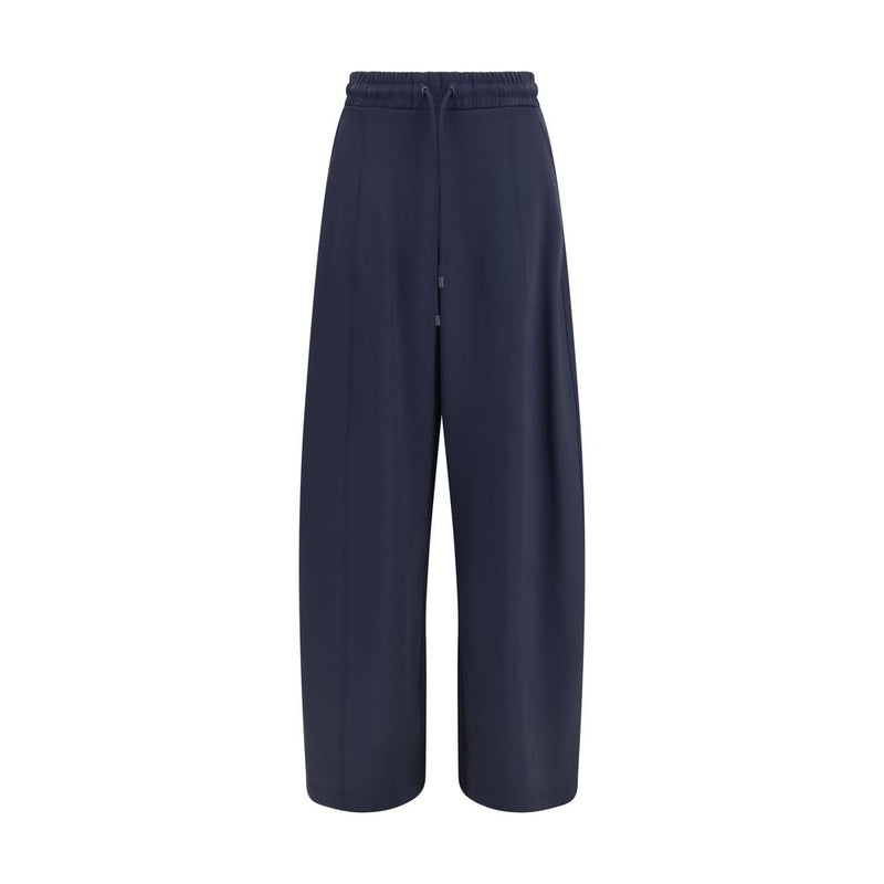 Max Mara Blue Polyamide Casual Pants