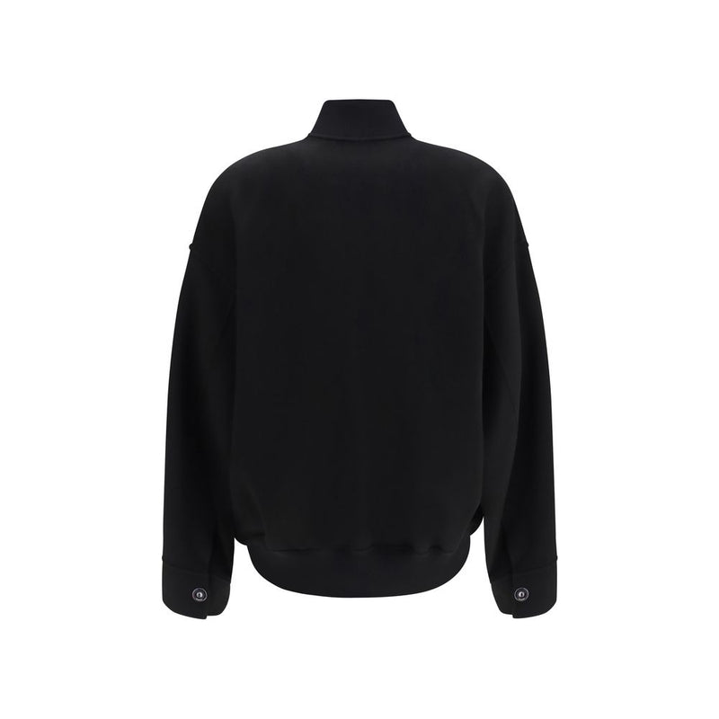 Max Mara Black Wool Oves Aries Full-Length Jacket