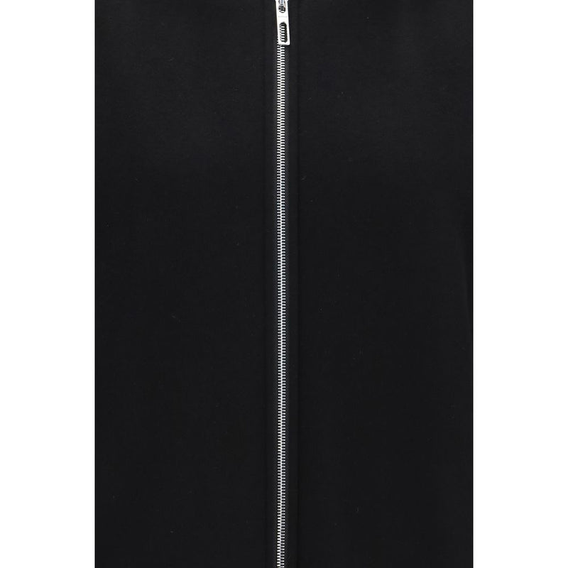 Max Mara Black Wool Oves Aries Full-Length Jacket