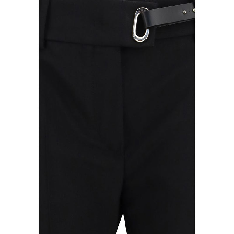 Max Mara Black Viscose Casual Pants