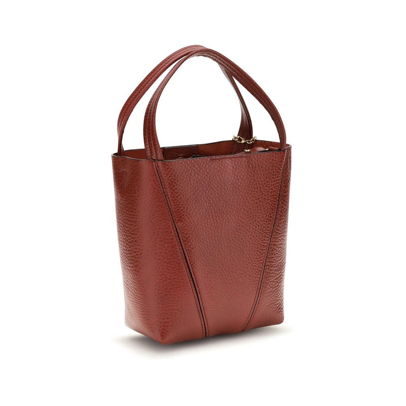 Chloé Red Calf Leather Bos Taurus Shoulder Bag
