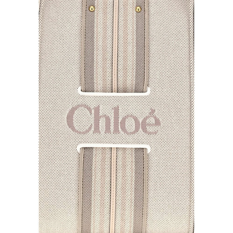 Chloé Beige Cotton Shoulder Bag