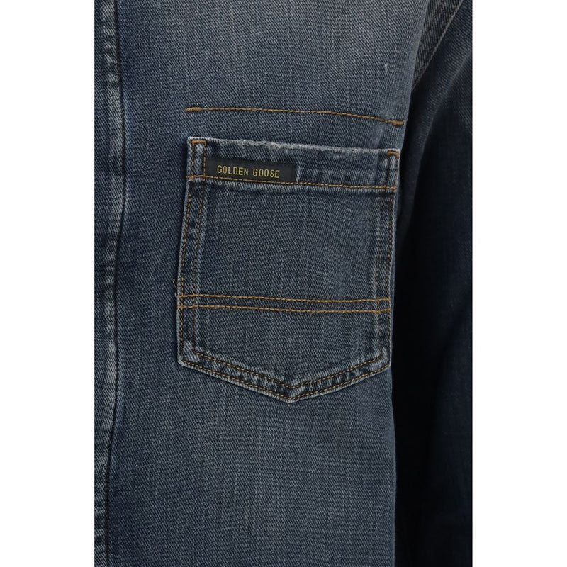 Golden Goose Blue Denim Shirt