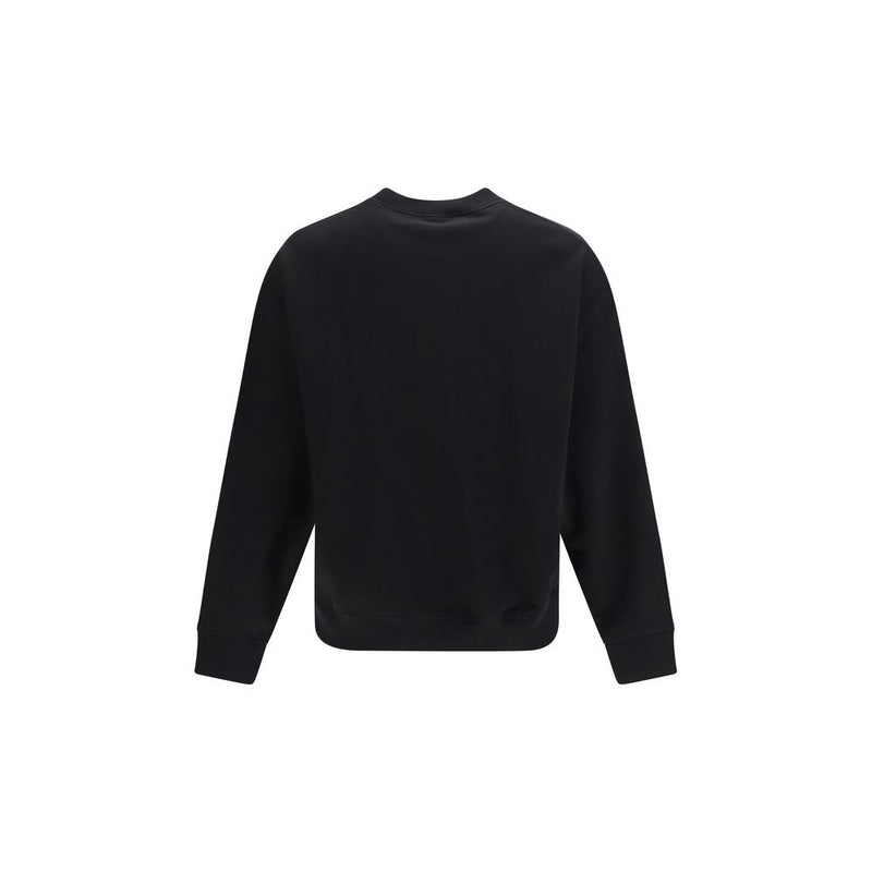 Palm Angels Black Cotton Sweatshirt
