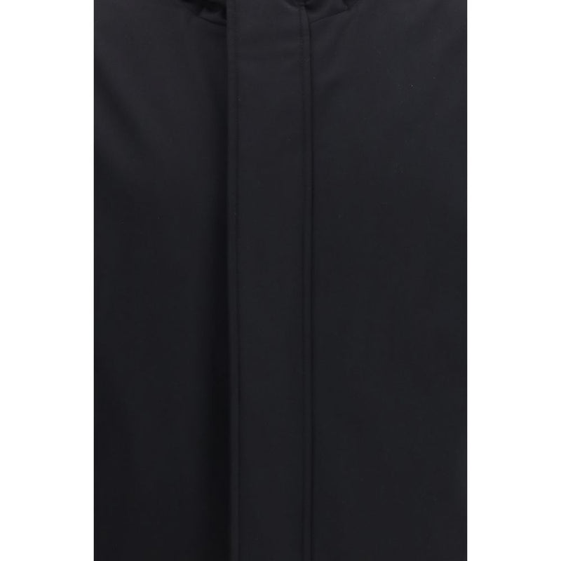 Herno Black Polyester Full-Length Jacket