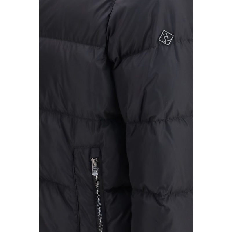 Herno Black Goose Down Shell Jacket