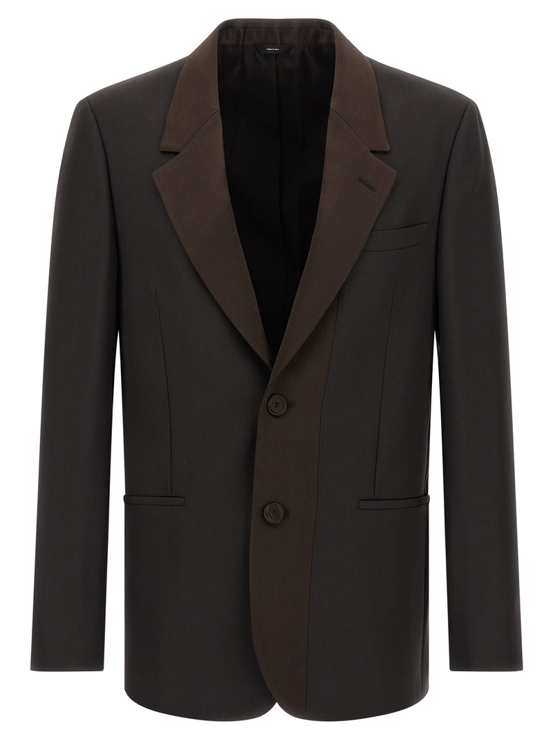 Fendi Brown Polyester Blazer