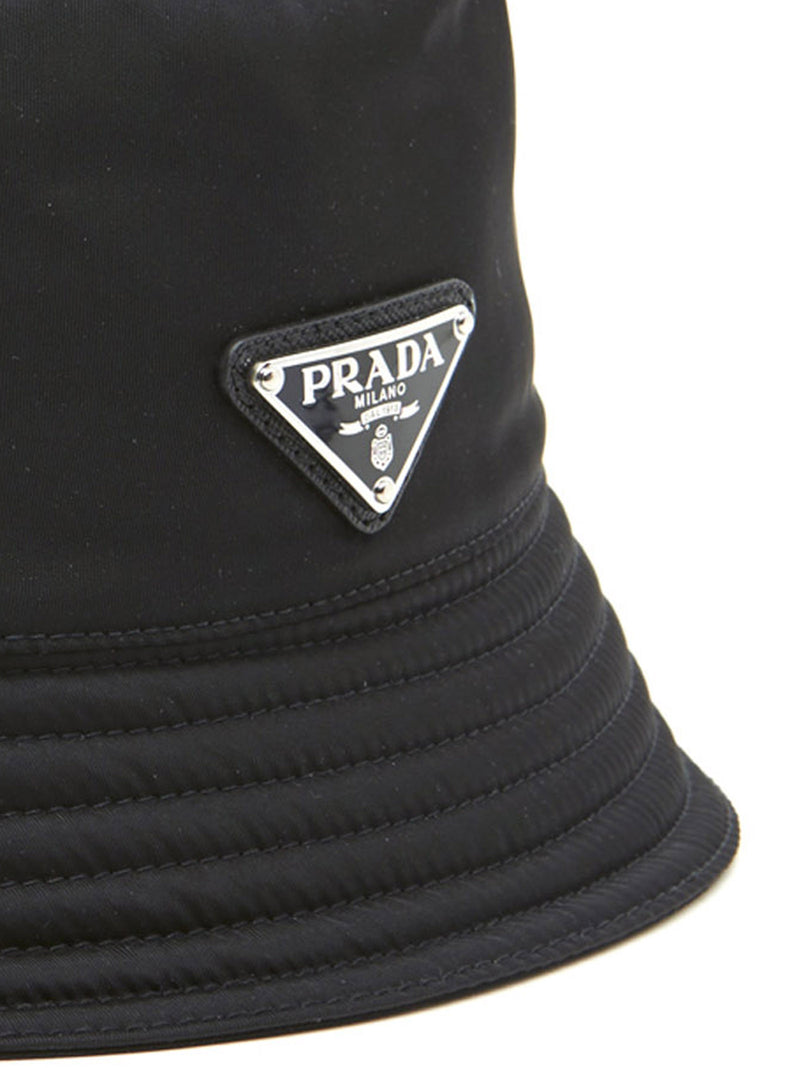 Prada Black Nylon Bucket Hat