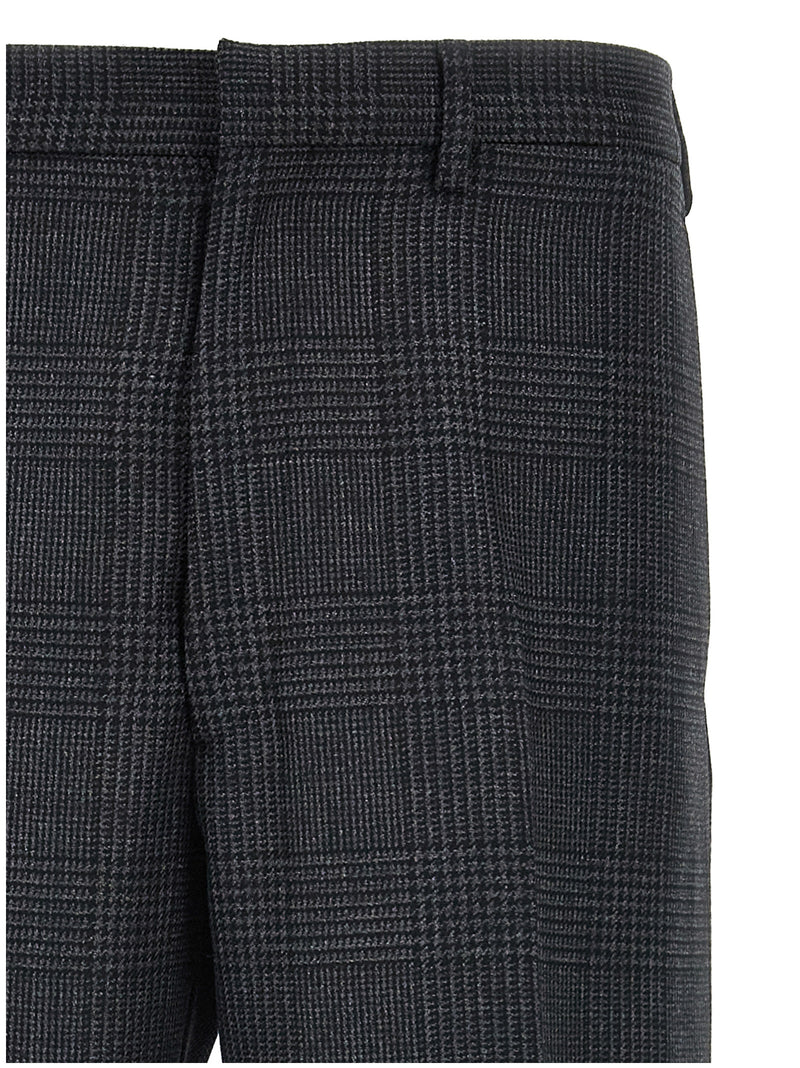 Prada Gray Virgin Wool Dress Pants