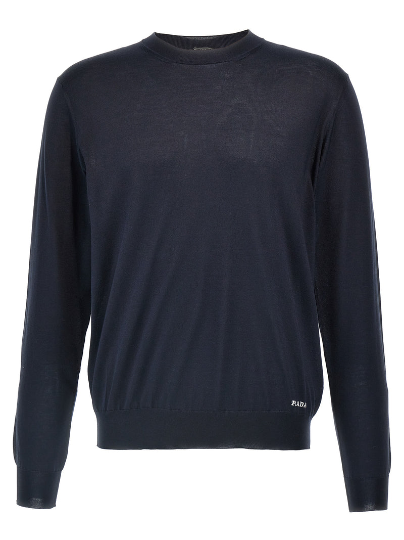 Prada Blue Silk Cardigan
