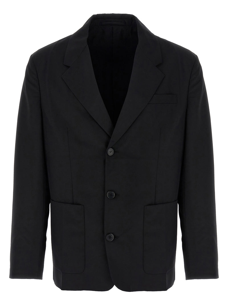 Prada Black Virgin Wool Blazer