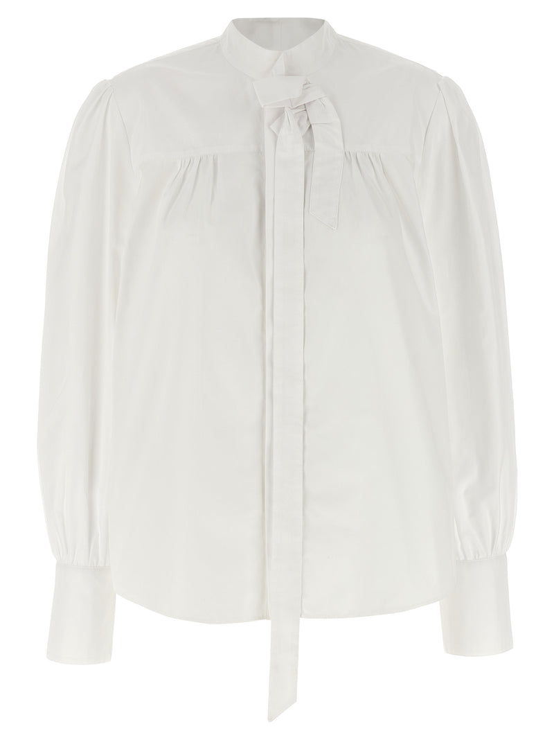 Prada White Cotton Blouse