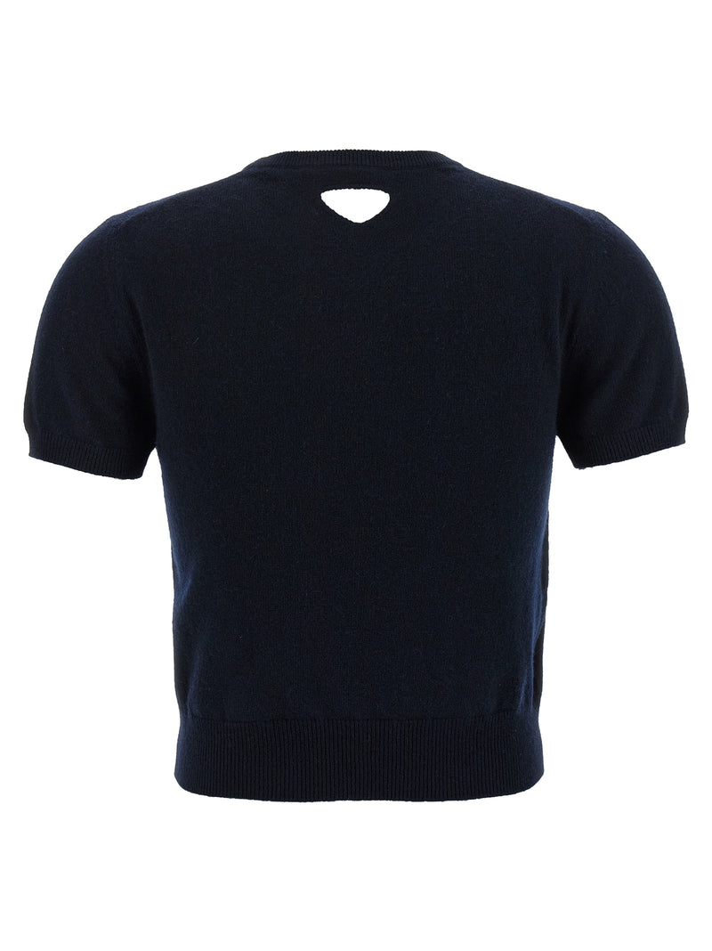 Prada Blue Cashmere Cardigan