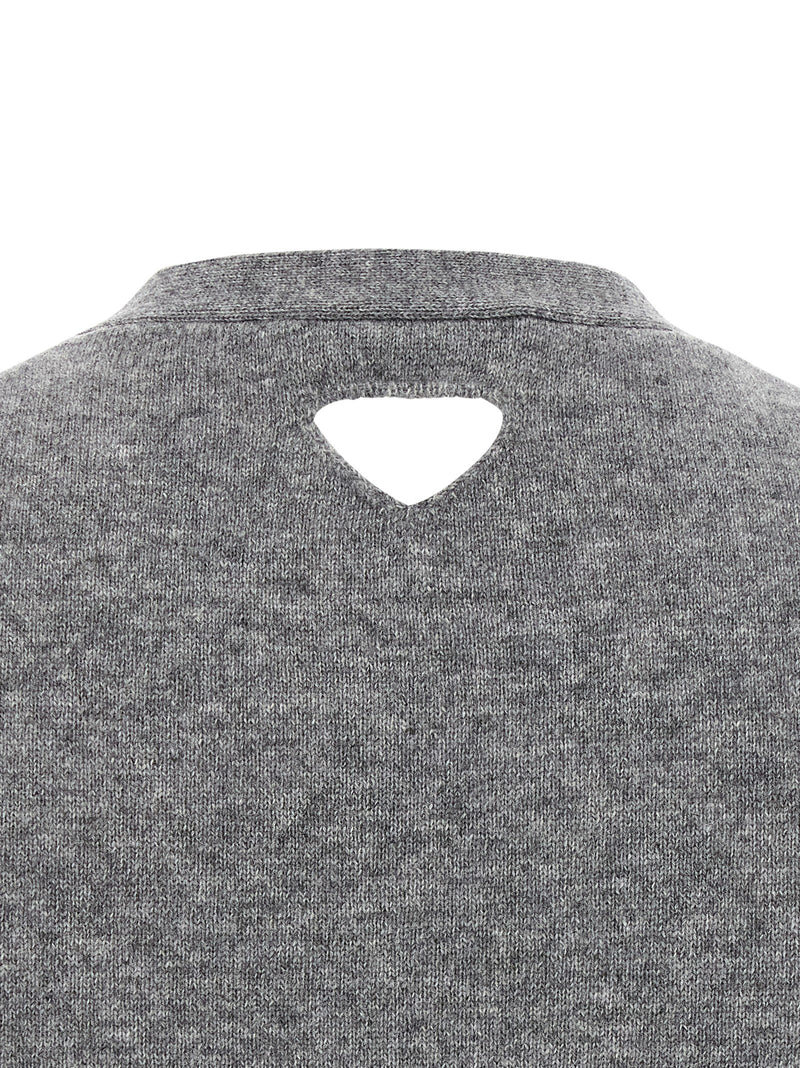 Prada Gray Cashmere Cardigan