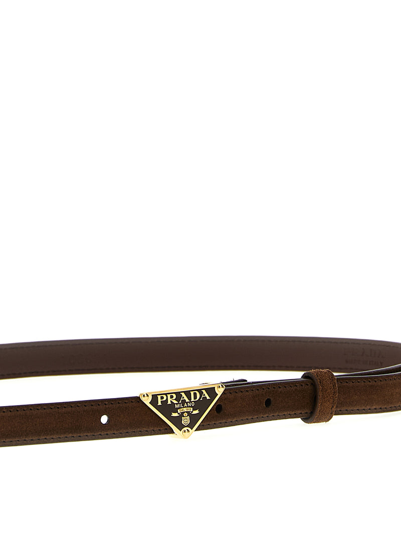 Prada Brown Calfskin Regular Belt