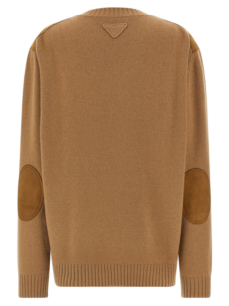 Prada Brown Virgin Wool Cardigan