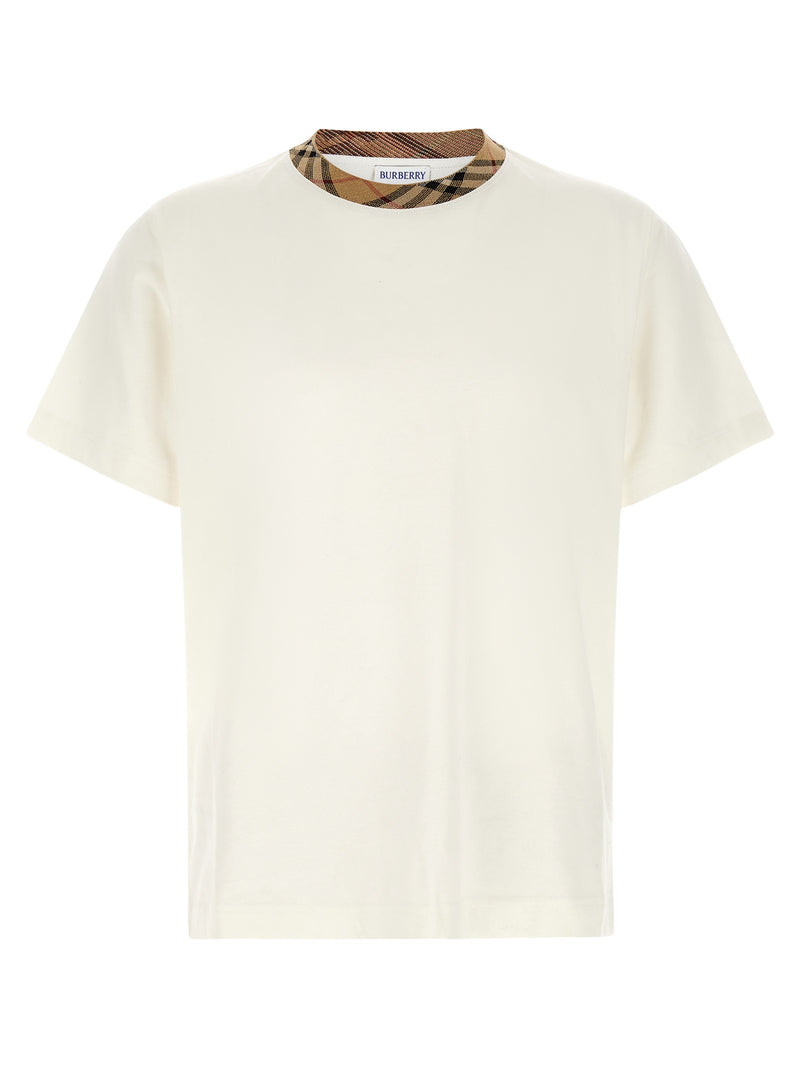 Burberry Beige Cotton T-Shirt