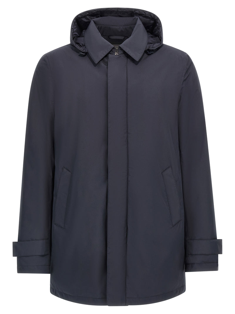 Herno Blue Polyester Parka