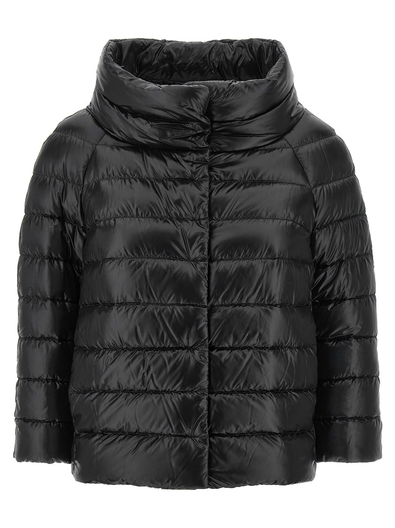Herno Black Polyamide Full-Length Jacket