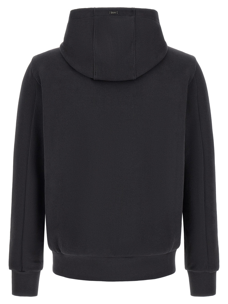 Herno Blue Cotton Shell Jacket
